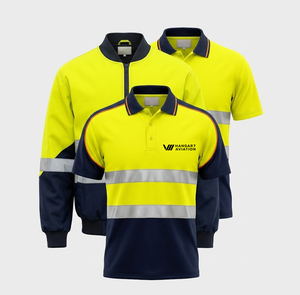 <b>Top</b> Selling High Visibility Breathable Fire Proof Polyester Men's Safety <b>Reflective</b> Suits Level D Protection for Construction - Product Image 3