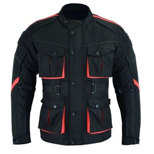 Veste textile légère pour moto, très demandée, pour le tourisme, avec plusieurs poches et coupe flexible pour un confort optimal, vestes Cadura - Product Image 1