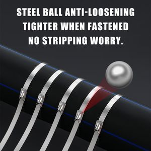 Fascette in Acciaio Inox 304, 4 Misure - 30 cm, 25 cm, 20 cm, 15 cm, Fascette Multiuso per Uso Esterno - Product Image 5