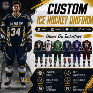 Maillot et pantalon de hockey sur glace sublimés personnalisés avec nom et numéro du joueur, respirants, nouvelle arrivée, uniforme sportif d'équipe sur mesure - Product Image 3
