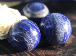 Wholesale Polished Lapis Lazuli Sphere for Love and Healing, Stunning Gemstone Decoration for Home, Office or Meditation Space - Product Image 2
