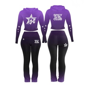 Conjuntos de Yoga de Alta Calidad para Mujer 2026, Traje Deportivo de Primavera, Chaqueta Ajustada, Pantalones Jogger, Ropa Deportiva, Conjuntos de 2 Piezas para Gimnasio y Fitness - Product Image 3