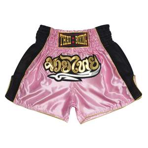 Pantalones Cortos de Muay Thai para Hombre, Estampado Retro, Cintura Elástica, para Entrenamiento, Gimnasio, Kickboxing, Ligeros, Coloridos - Product Image 1