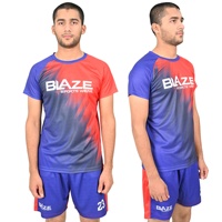 Blaze Fight Wear personnalisé nouveau Design de football Kit d'uniforme de football original d'usine de haute qualité ensemble complet costume de football maillot de football