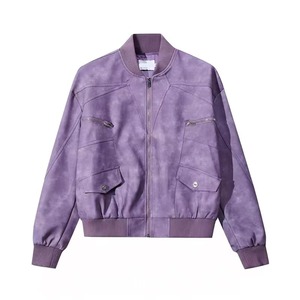 Veste de baseball décontractée pour hommes et femmes, fermeture éclair, manches régulières, à capuche, respirante, écologique, matelassée - Product Image 2