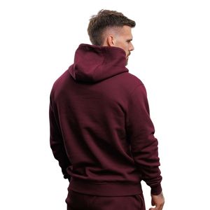 <span class=keywords><strong>Sweat</strong></span> à <span class=keywords><strong>capuche</strong></span> <span class=keywords><strong>bordeaux</strong></span> décontracté en polaire pour <span class=keywords><strong>homme</strong></span>, à manches longues, idéal pour le sport et l'hiver - Product Image 2