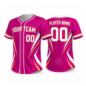 Maillots de baseball personnalisés avec logo, en polyester, à séchage rapide, pour hommes, vente en gros, vêtements d'équipe, maillots de baseball sportifs - Product Image 6