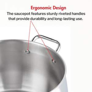 Nuevo Juego de Cazuelas Clásicas de Acero Inoxidable Thermosteel con Estuche Térmico, Combo de 3 para Comer en Casa a Bajo Precio, Suministro al por Mayor - Product Image 2