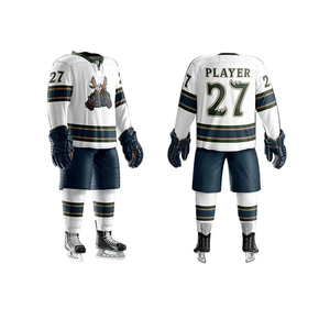 Wholesale Custom New Design Ice Hockey Sets With Oem Team Name Embroidery Online Sale Sublimation Technique Uniforms - Product Image 1