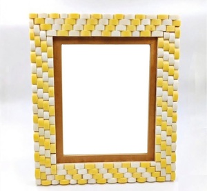 Eco Friendly Resin MDF Board <b>Photo</b> <b>Frame</b> Handmade Swirled Resin Design Durable Vertical Home Decor for Office Tabletop <b>Frame</b> - Product Image 2