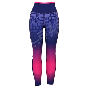 Leggings de yoga taille élastique pour femmes Nouveaux modèles de sublimation Leggings de gymnastique sans couture Fabrication OEM - Product Image 4