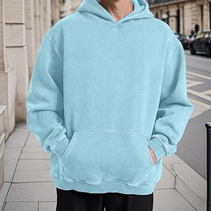 Sudadera con Capucha Unisex de Color Sólido, Estilo Casual Hip Hop, Sudadera con Capucha para Hombre y Mujer, 100% Algodón Ecológico - Product Image 5