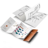 Impression personnalisée de brochures pliées, dépliants publicitaires, brochures, manuels, livrets d'instructions