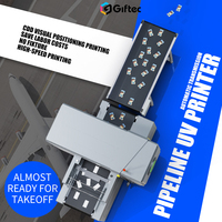 Giftec Imprimante UV industrielle à grande vitesse avec caméra AI pour l'impression de biscuits alimentaires Imprimante de convoyeur UV numérique entièrement automatique
