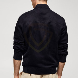 Customized Wholesale Leather <b>Suede</b> <b>Jacket</b> for Men Outerwear Front High Street Style Winter Wear <b>Suede</b> Leather <b>Jacket</b> - Product Image 3