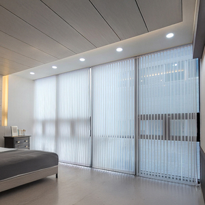 [Worldblind] Uni-curvers Smart dream Vertical Curtain Blind Motorized Remote Control Light Filtering Polyester Fabric Curtain - Product Image 3