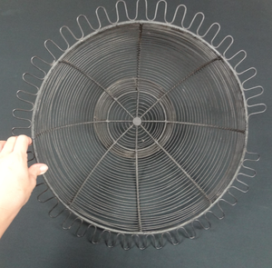 Wavy Edge Metal Catchall <b>Basket</b> Table Centerpiece Display Large Rustic Iron Serving <b>Basket</b> for <b>Breads</b> Fruits Durable - Product Image 3