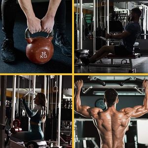 Gants d'entraînement personnalisables de haute qualité avec bandes de maintien pour les poignets, demi-doigts, fermeture à lacets, légers, respirants, en polyester, pour hommes, fitness - Product Image 6
