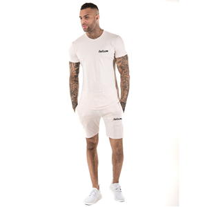 Print Shorts Shirt Set <b>Men</b> Wear Two Piece Crew Neck T Shirt And Shorts Set Breathable Lightweight Summerwear Casual Streetwear - Product Image 2