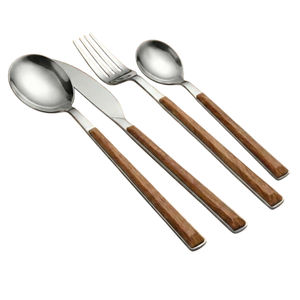 Ensemble de couverts en acier inoxydable avec manche en os blanc au design attrayant, écologique, pour la cuisine et la salle à manger - Product Image 2