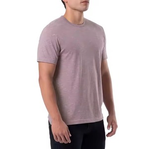 Conjunto de Camiseta de Verano para Hombre, de Dos Piezas, Transpirable, 100% Algodón, Manga Corta, Cuello Redondo, de Alta Calidad, Estilo Casual, para Gimnasio - Product Image 3