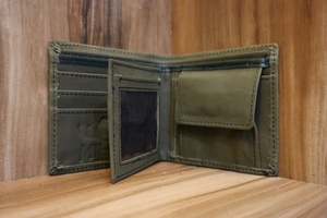 Newly Launched Customized Best Quality Top Selling 100% Genuine Cow Leather Bi-fold <b>Wallet</b> at Factory Price - Product Image 2
