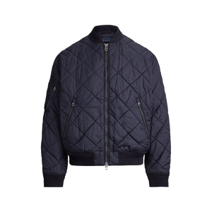 Premium Lightweight Quilted Jacquard Bomber <b>Jacket</b> Men Water Repellent OEM Custom Luxury Wind Resistant Athleisure Streetwear - Product Image 3