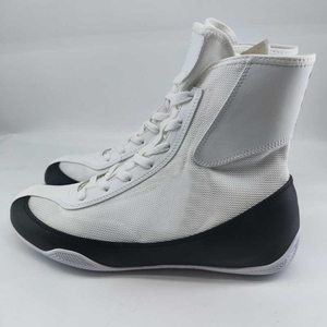 Custom Team <b>Name</b> Boxing Shoes High End Brand OEM <b>Ring</b> Boots White Label Manufacturing Boxing Shoes Plain Mesh Sparring Shoes - Product Image 3