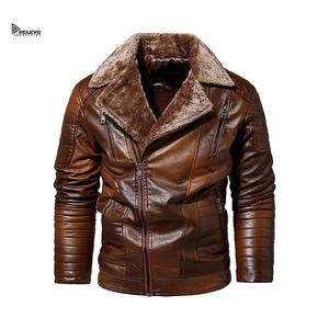 Chaqueta de Cuero Personalizada para Hombre, Estilo Motero, Calidad Premium, Ropa de Invierno, Proveedor Mayorista, Calidad de Exportación - Product Image 1