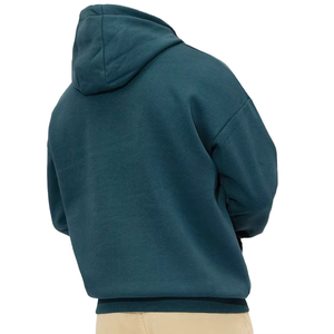 Sweat-shirt à capuche basique pour homme, 100% coton, molleton tricoté uni, délavé à l'acide, imprimé personnalisé, gaufré, 430g, unisexe, hiver - Product Image 4