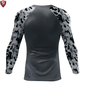Unisex <b>Long</b> <b>Sleeve</b> <b>Compression</b> <b>Shirt</b> Crew Neck Sublimation Printed Quick Dry Breathable Full <b>Sleeve</b> Sports Body - Product Image 2