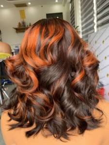 Haute Qualité Vietnamien Cheveux Humains Lace Front Unique Trame Perruque Coiffure Ondulée Naturel et Mélanger Les Couleurs Remy Vierge 300g - Product Image 4