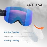 Sans cadre lunettes de ski lunettes