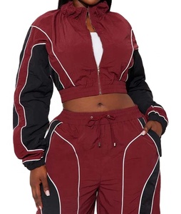 Conjunto de Dos Piezas Personalizado para Hombre, Sudadera con Parches, Chaqueta Cortavientos Vintage, Chándal Sublimado, Pantalones Cortos de Poliéster, Conjunto de Verano de Talla Grande - Product Image 4
