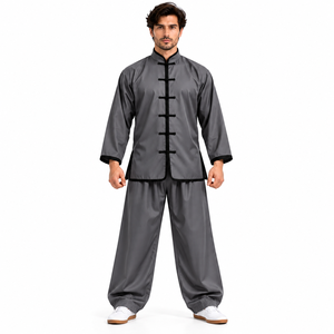 Vêtements de Kung Fu personnalisés pour hommes et femmes, uniforme traditionnel d'arts martiaux, veste et pantalon, fournisseur en gros - Product Image 4