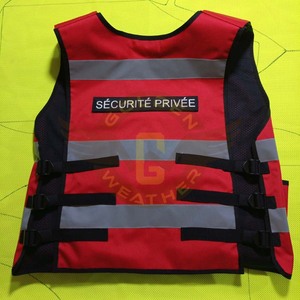Custom Manufacturer Hi Vis Security Vest Community Safety Reflective Vest Security Guard Uniform Gilet Tactical <b>Parka</b> Jacket - Product Image 3