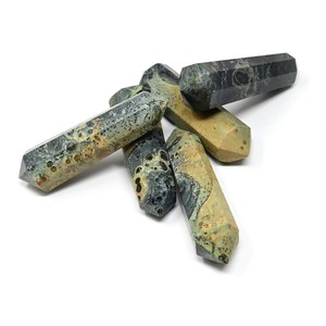 ธรรมชาติ angelite คู่สิ้นสุดการรักษาหินแท้ฮวงจุ้ยสร้อยคอเครื่องประดับอัญมณี - Product Image 2