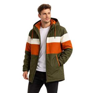 Unisex Long Swim Parka Coat, Waterproof <b>Windbreaker</b> with Hood and Inner Fleece <b>for</b> Swimming, Surfing, and <b>Beach</b> Activities - Product Image 2