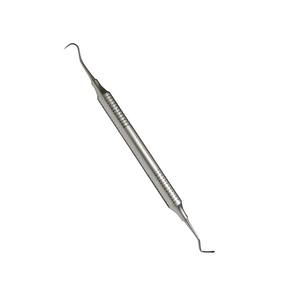 Instrumento Quirúrgico Dental, Herramienta Flexible y Delgada para Composite, Empuñadura Moleteada, Plateado, Manual, Clase I, Shuja Surgico - Product Image 1