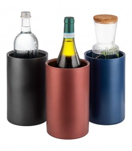 Refroidisseur de bouteille de champagne en acier inoxydable de haute qualité, support isotherme à double paroi pour bouteille de champagne, fournisseur en gros OEM - Product Image 3