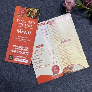 Services d'impression offset personnalisés – Menus de restaurants, brochures pliées en trois, dépliants, prospectus et livrets OEM - Product Image 2