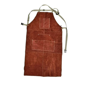 Adjustable Welding <b>Apron</b> <b>Leather</b> Look Protective Work <b>Apron</b> Multi Pocket Safety Cape for Workshop - Product Image 3