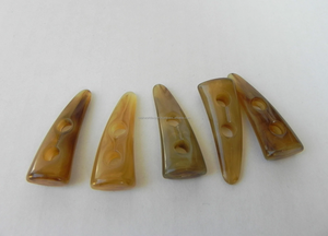 Palanca de cuerno de búfalo y buey natural para prendas hechas a mano Diseño único Ligero FlatbackToggle Función lavable de FWE - Product Image 4