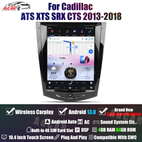 Autoradio GPS Android 13 10,4'' pour Cadillac Escalade ATS XTS SRX CTS 2013-2018 Lecteur multimédia stéréo pour voiture