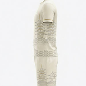 Conjunto de Uniforme de Fútbol Personalizado al por Mayor, Uniforme de Fútbol Impreso de Secado Rápido con Protección UV, Kit Deportivo Sublimado, Ropa de Entrenamiento Unisex - Product Image 5