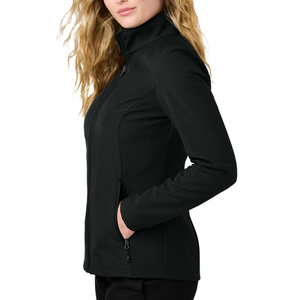 New Top Quality Windproof Stand Collar Long Sleeve Outdoor Wear Women Softshell <b>Jacket</b> Top Seller Ladies Softshell <b>Jackets</b> - Product Image 6