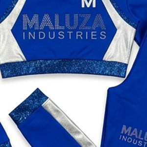 Uniformes de Animadoras para Equipos Escolares Juveniles, Vestido sin Mangas con Cuello en V Sublimado, Ropa de Entrenamiento y Actuación para Niñas - Product Image 2