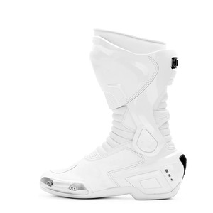 Bottes en cuir pour motards de qualité supérieure, respirantes, haute durabilité, finition unique, logo personnalisé, ODM, collection de haute qualité, vente en gros - Product Image 3