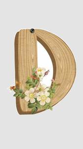Adorno colgante de madera rústica decorativa con letras para la colección de accesorios de decoración navideña para el hogar y fiestas. - Product Image 6