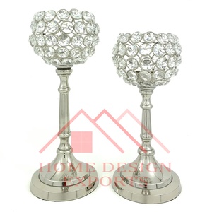 Crystal <b>Globe</b> Votive Candle Holder for Table Centerpieces Best Seller Table Top Candle Holder - Product Image 2